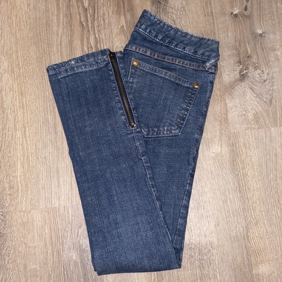 FREE PEOPLE Taverniti Skinny Denim with Ankle Zippers - Picture 2 of 6